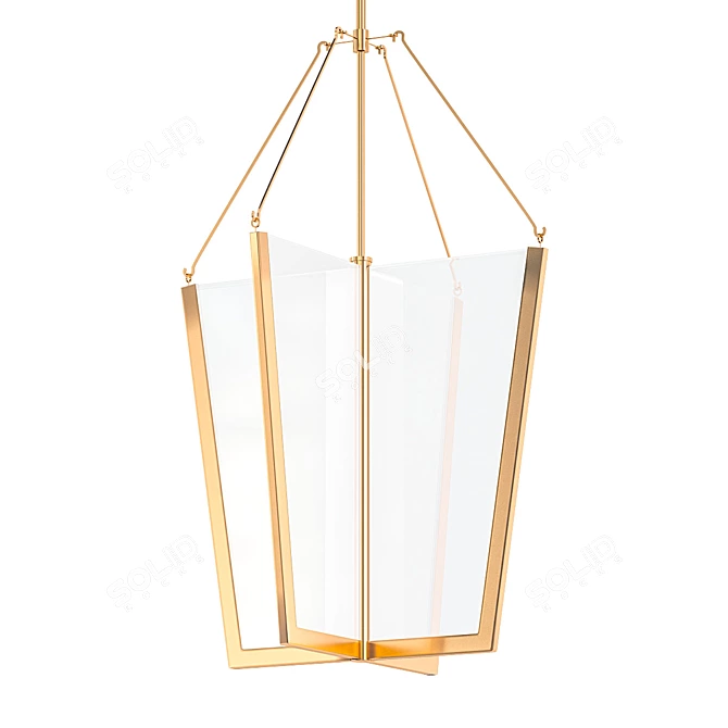 Modern LED Pendant Light: Kichler Calters 3D model image 1