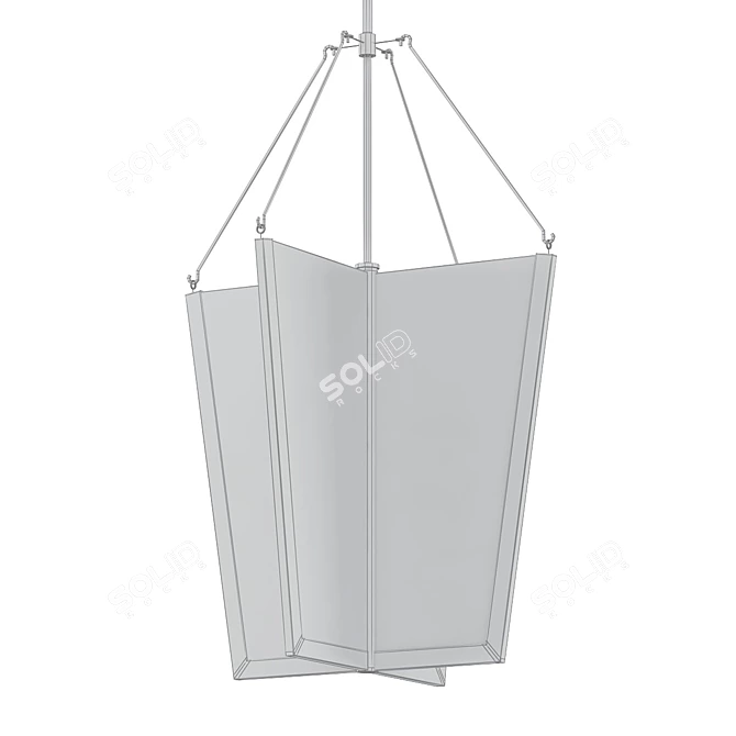 Modern LED Pendant Light: Kichler Calters 3D model image 2