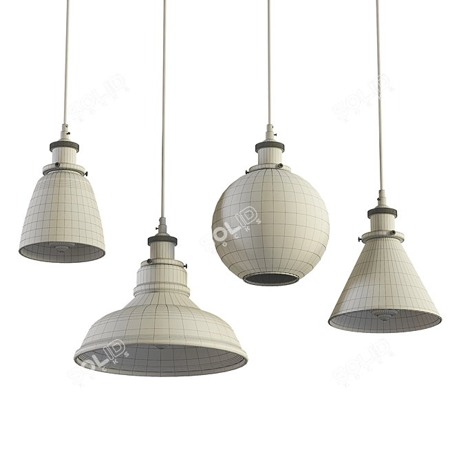 Modern Pendant Light: Aliexpress Exclusive 3D model image 2