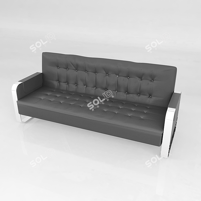 Elegant Executive Sofa 3D model image 1