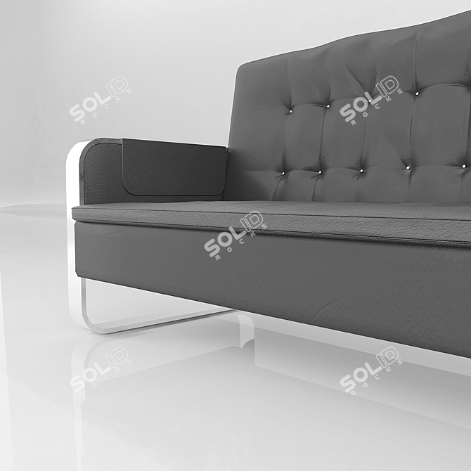 Elegant Executive Sofa 3D model image 3