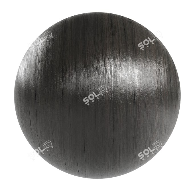 Title: Mario Oakwood Gray: High-Quality PBR Material 3D model image 1