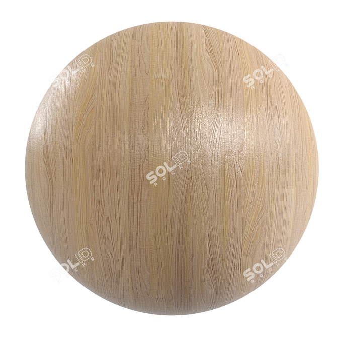 Luxury Oak Veneer Texture 3D model image 1