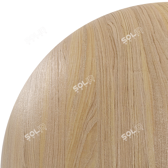 Luxury Oak Veneer Texture 3D model image 4