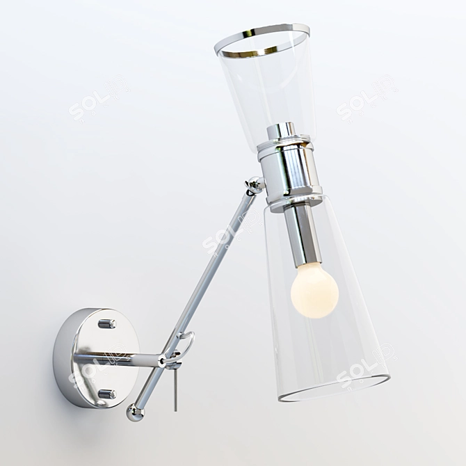 Elegant Illumination: Innerspace Delight Wall 3D model image 3