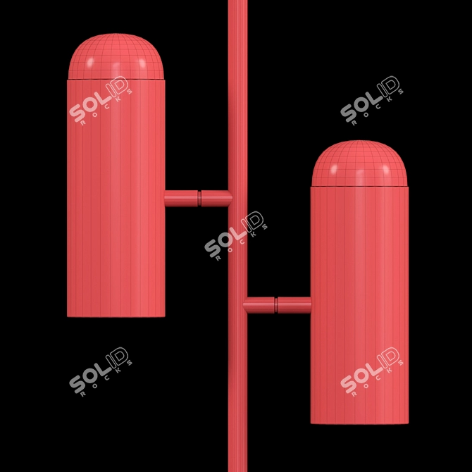 Sleek Stand Light: Illumination Simplified 3D model image 3