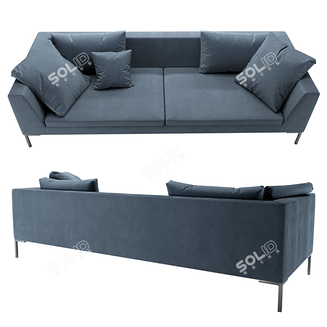 Charles Large Sofa 3D model image 2