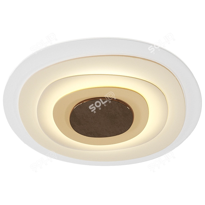 Modern BETA P-PL Ceiling Light 3D model image 2