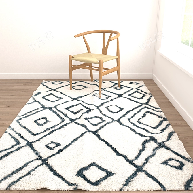 Versatile Collection of 6 Rugs: VRayFur, VRayDisplacementMod, CoronaDisplacementMod 3D model image 4