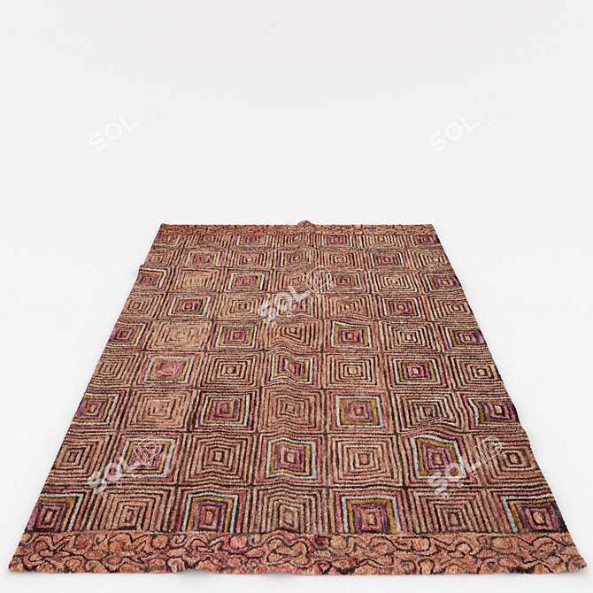 Variety Collection: 6 Rugs with VRayFur & Displacement 3D model image 5