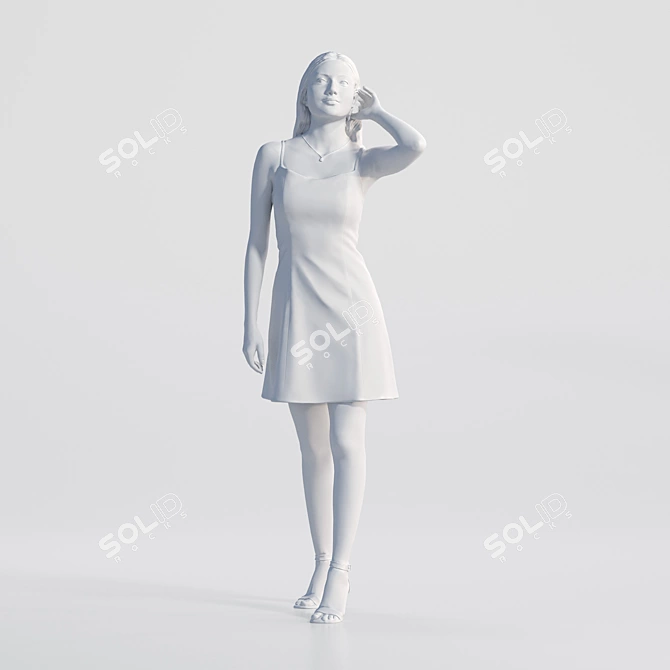 High Quality 3D Character Model 3D model image 4