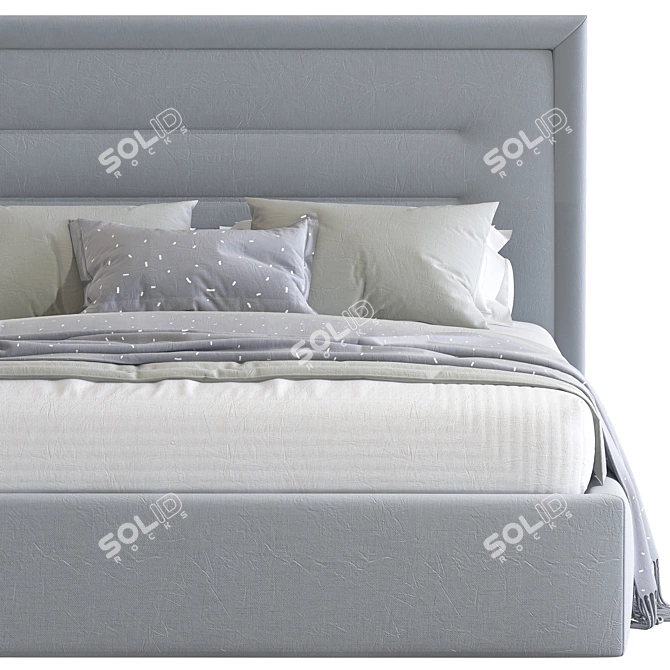 Luxury Clarendon Bed 2 - Stylish and Comfortable 3D model image 4