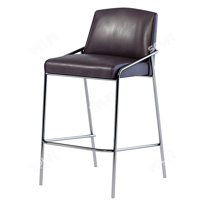 Title: Elegant Dia Bar Stool 3D model image 7