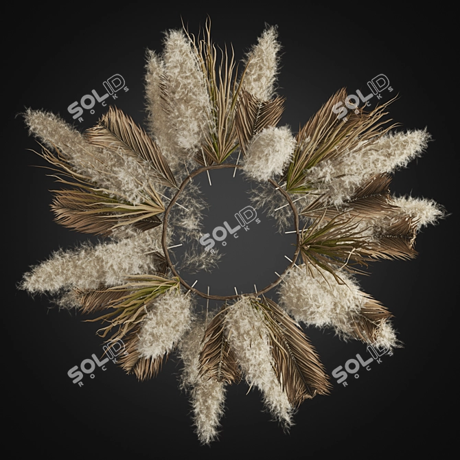 Pampas Ceiling Lamp: Elegant and Modern 3D model image 3