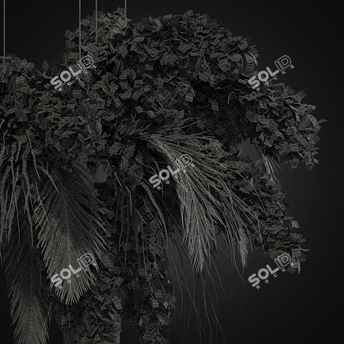 Pampas Ceiling Lamp: Elegant and Modern 3D model image 5