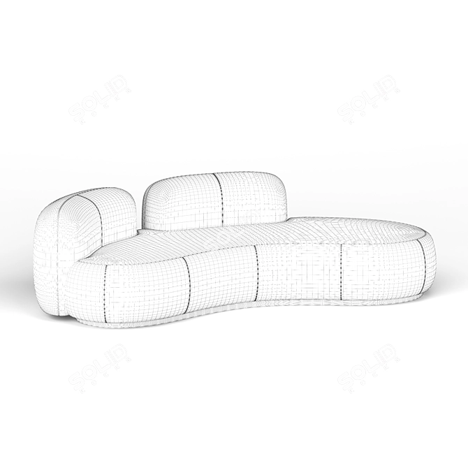 Modern Tateyama Sofa: Sleek and Stylish 3D model image 3