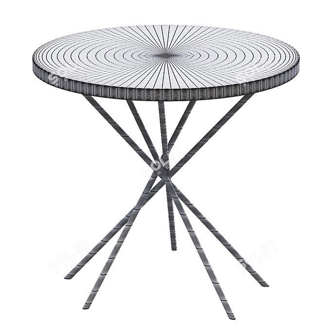 Modern Mesa Cruz Table: Sleek Design & Functional 3D model image 2