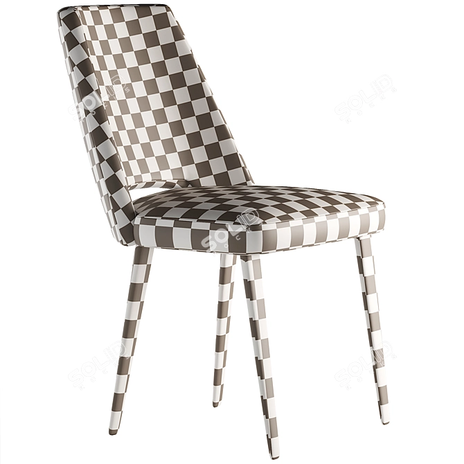 Modern Armchair with 3D Models and Textures 3D model image 2