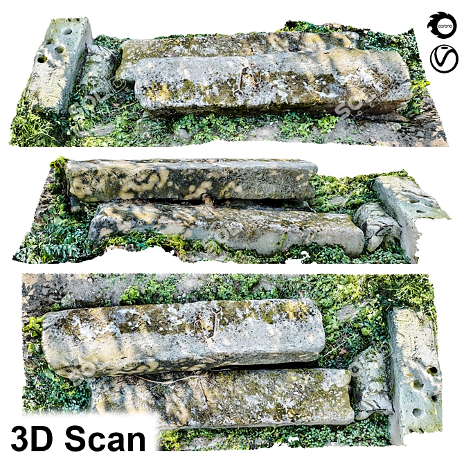 Stone Scan - High-Quality 3D Model 3D model image 1