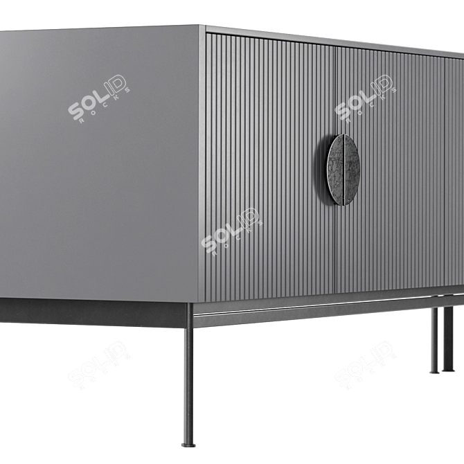 ALTO TV Sideboard: Stylish and Functional 3D model image 3