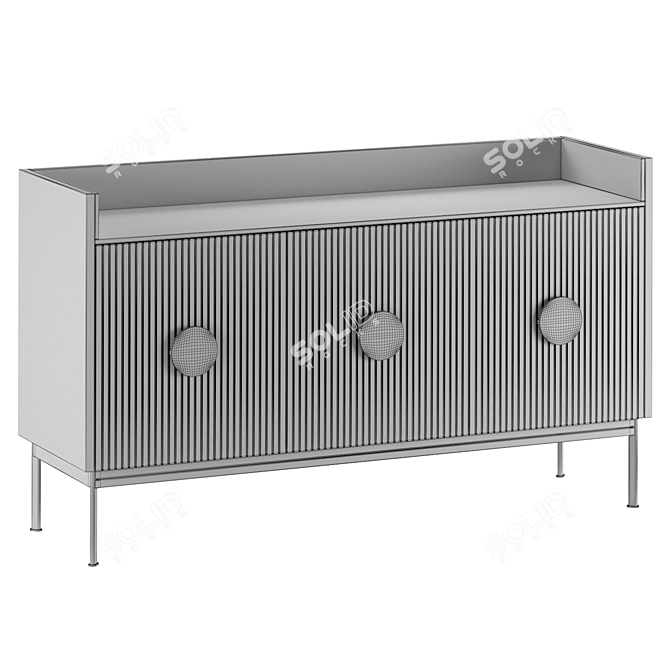 Modern UNO Sideboard: Stylish and Functional 3D model image 6