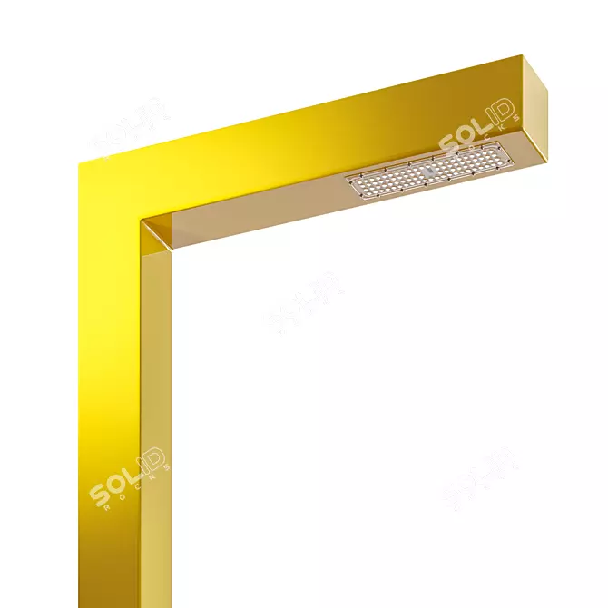 Sleek LED Park Lighting Stolb Park CUT 3D model image 1