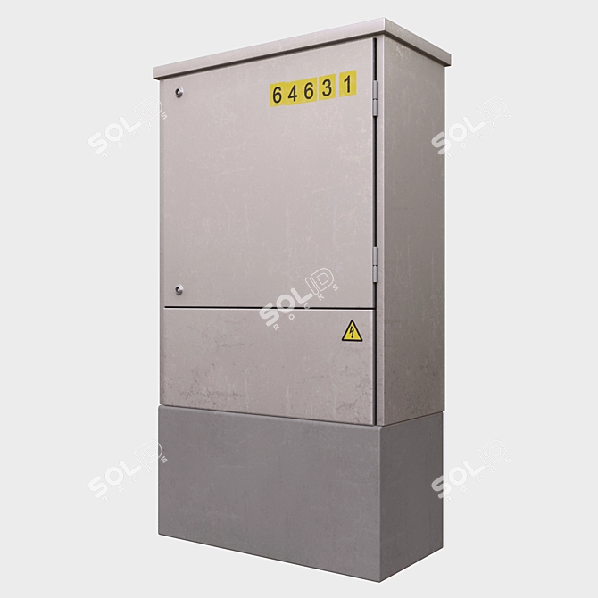 Electrical Enclosure: Secure and Sleek 3D model image 7