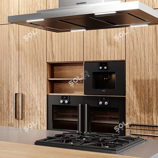 Italian Kitchen27: Stylish Appliances for a Modern Lifestyle 3D model image 4