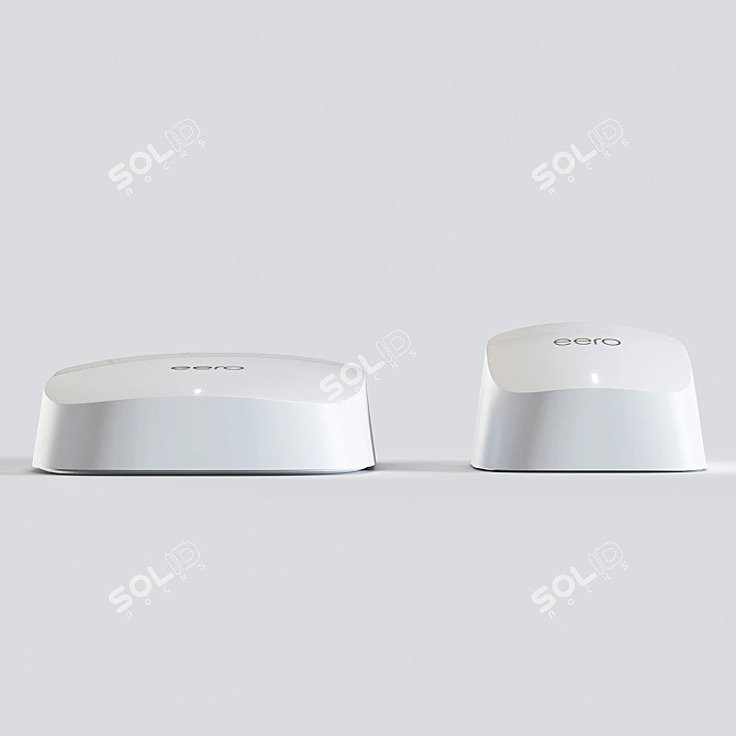 Superior Wi-Fi Coverage: Amazon Eero 6/6 Pro 3D model image 10