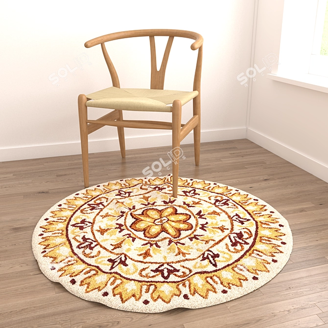 Round Rugs Variety Pack 3D model image 5