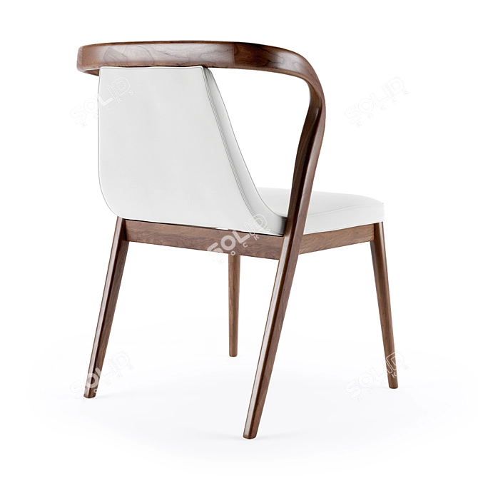 Crafted Comfort: Marconato Maurizio & Terry Zappa Armchair 3D model image 4