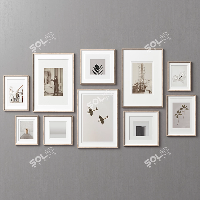 Modern Frames Set -276 3D model image 7