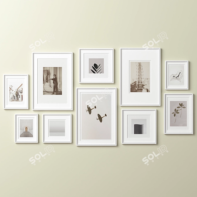 Modern Frames Set -276 3D model image 9