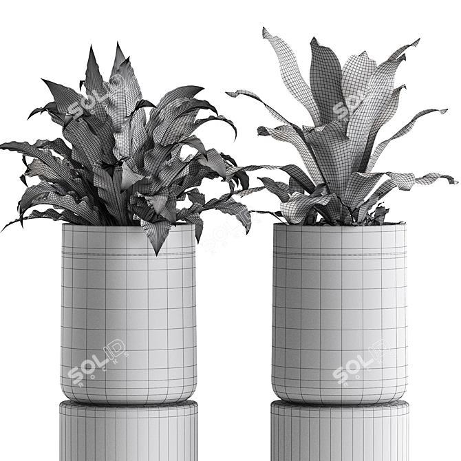 Exquisite Plant Assortment 556 3D model image 5