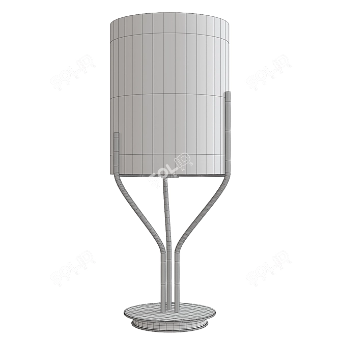 Castle-inspired Chelsea House Table Lamp 3D model image 2