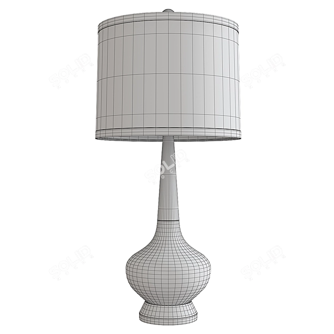 Elegant Chelsea House Eden Lamp 3D model image 2
