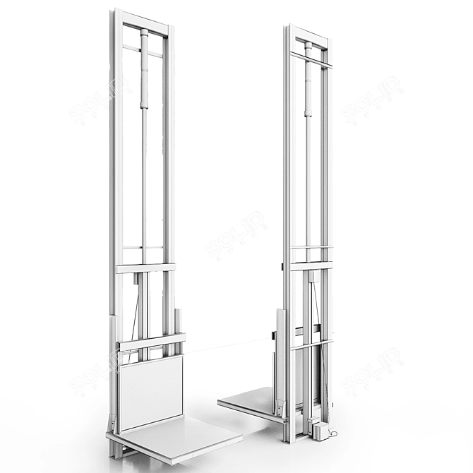 Luxury Elevator 2016 - Polys: 23 652 3D model image 4