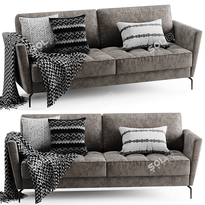 Modern Osoka Sofa: Sleek Design 3D model image 1