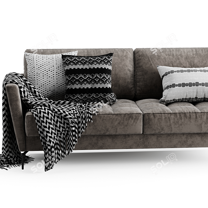 Modern Osoka Sofa: Sleek Design 3D model image 2