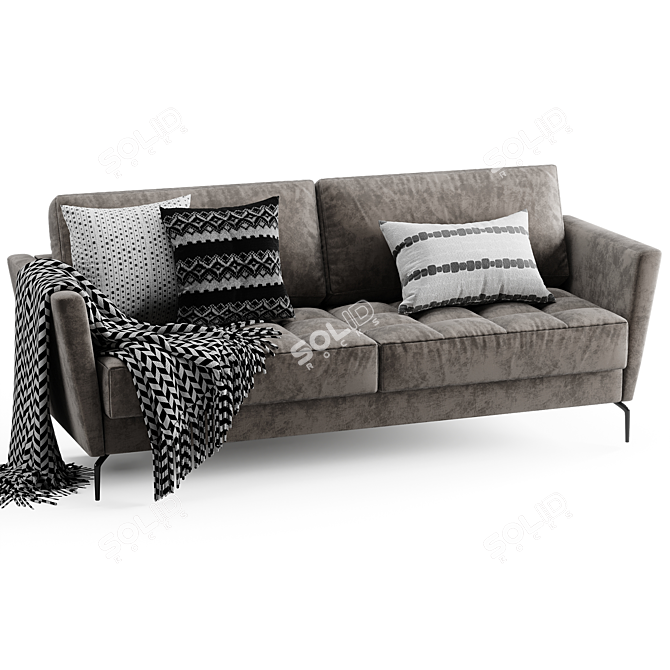 Modern Osoka Sofa: Sleek Design 3D model image 3