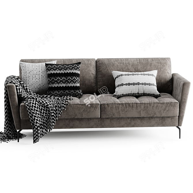 Modern Osoka Sofa: Sleek Design 3D model image 4