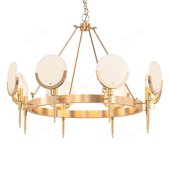 Deveno 308 LED Pendant Light 3D model image 1
