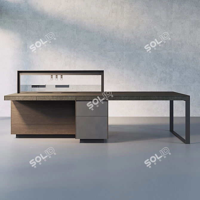 Italian Genius Loci Kitchen Island 3D model image 2