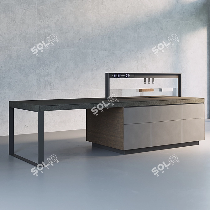 Italian Genius Loci Kitchen Island 3D model image 4