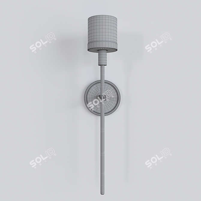 Elegant Ventoux Sconce Light 3D model image 3