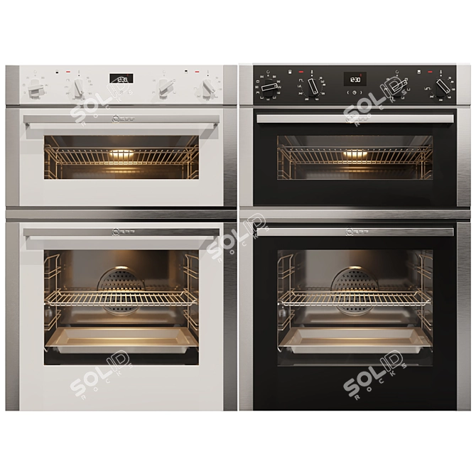 Neff Appliances: Stylish & Efficient Cooking Collection 3D model image 3