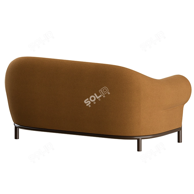 Modern Fender 2 Seater Sofa 3D model image 7