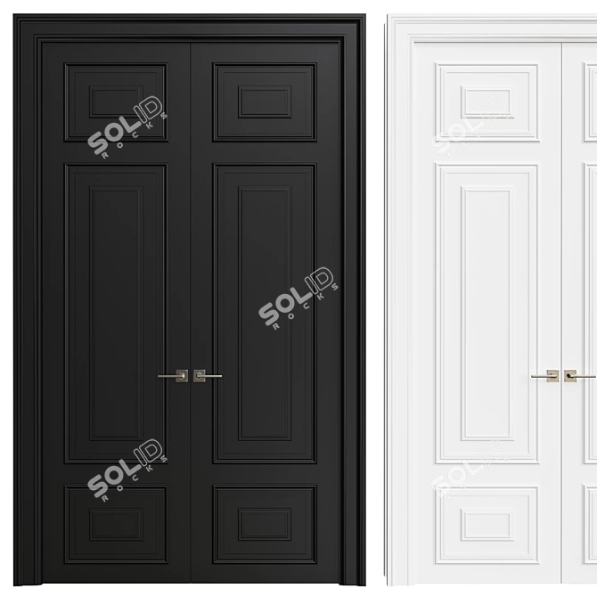  Interior Door: Sleek Design 3D model image 1