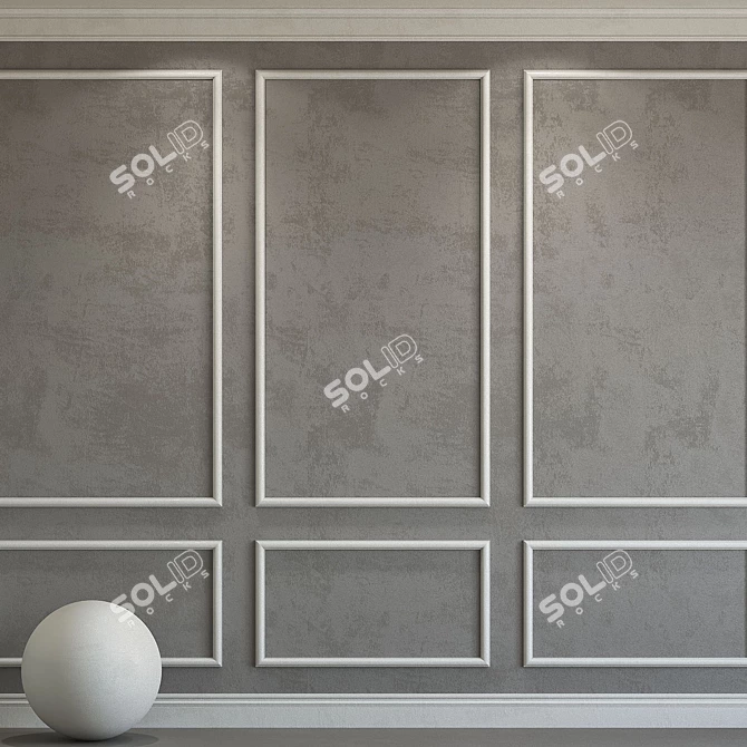 Ultraluxe Plaster with Molding 3D model image 1