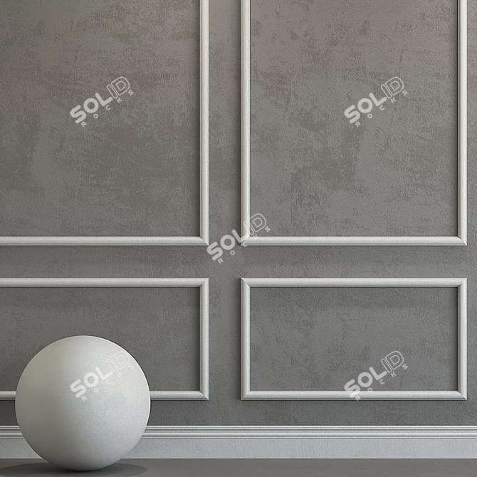 Ultraluxe Plaster with Molding 3D model image 2